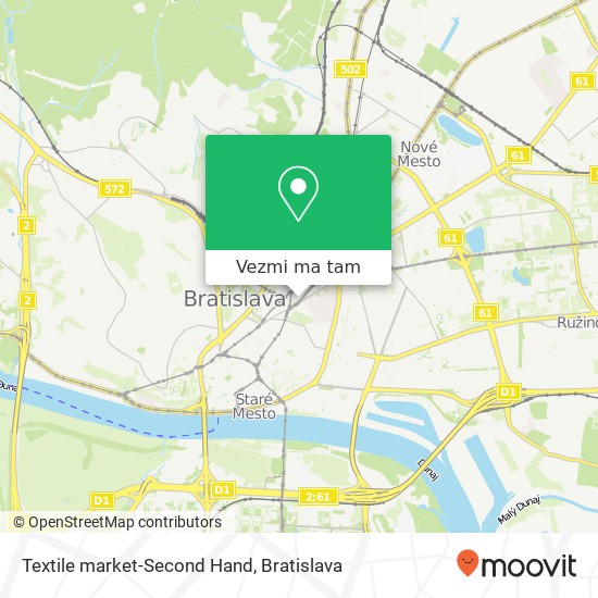 Textile market-Second Hand mapa