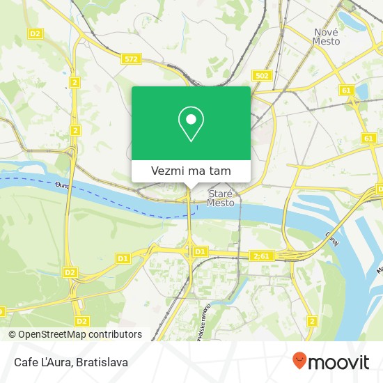 Cafe L'Aura mapa