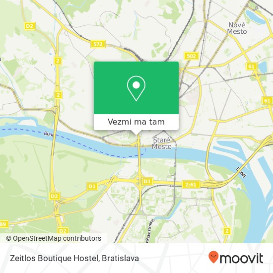 Zeitlos Boutique Hostel mapa