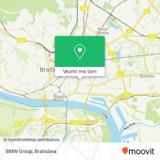 BMW Group mapa