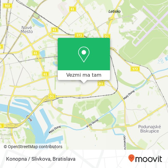 Konopna / Slivkova mapa
