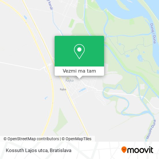 Kossuth Lajos utca mapa