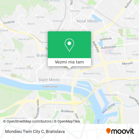 Mondieu Twin City C mapa