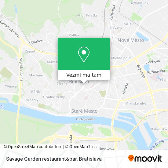 Savage Garden restaurant&bar mapa