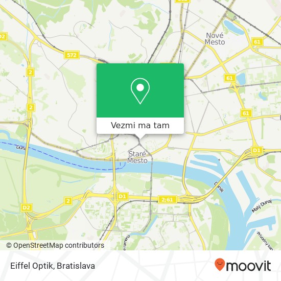 Eiffel Optik mapa