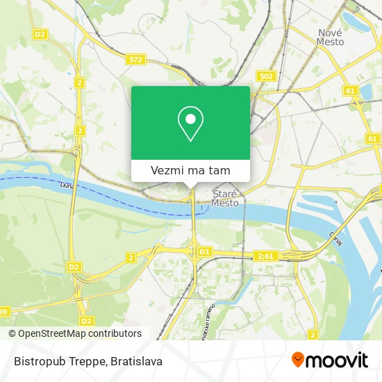 Bistropub Treppe mapa