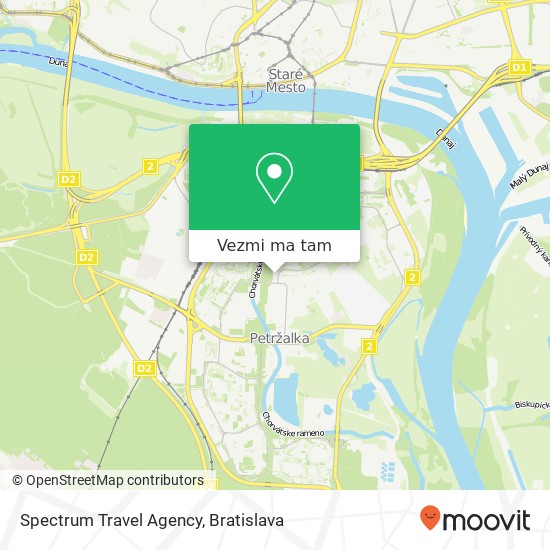 Spectrum Travel Agency mapa