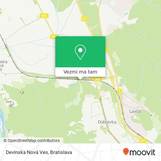 Devínska Nová Ves mapa