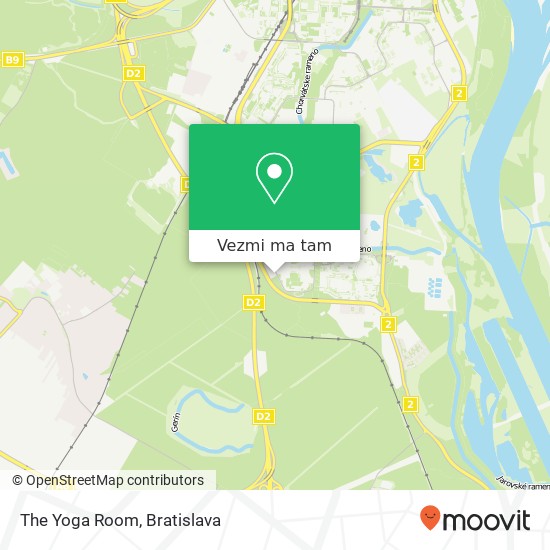 The Yoga Room mapa