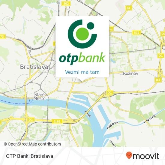 OTP Bank mapa