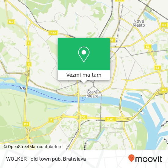 WOLKER - old town pub mapa