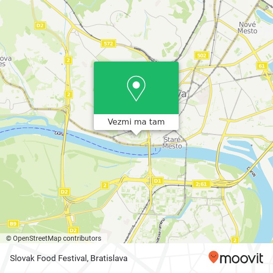 Slovak Food Festival mapa