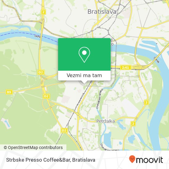 Strbske Presso Coffee&Bar mapa