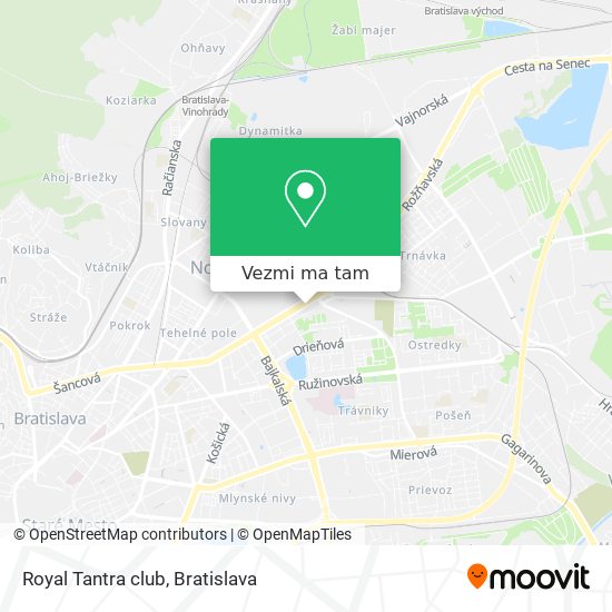 Royal Tantra club mapa