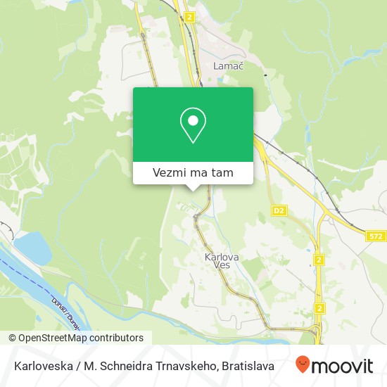 Karloveska / M. Schneidra Trnavskeho mapa