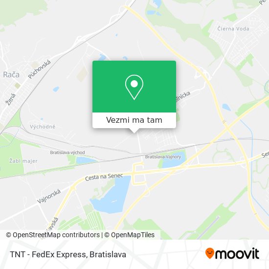 TNT - FedEx Express mapa
