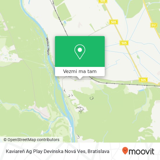 Kaviareň Ag Play Devínska Nová Ves mapa