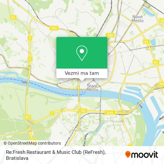 Re:Fresh Restaurant & Music Club (ReFresh) mapa