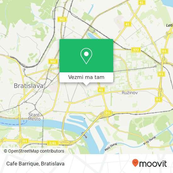Cafe Barrique mapa