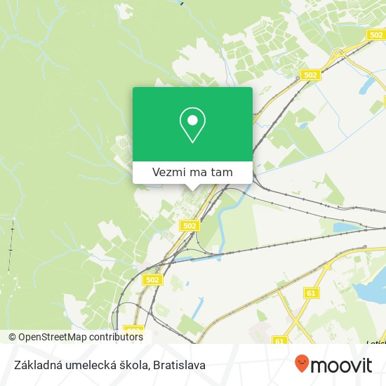 Základná umelecká škola mapa