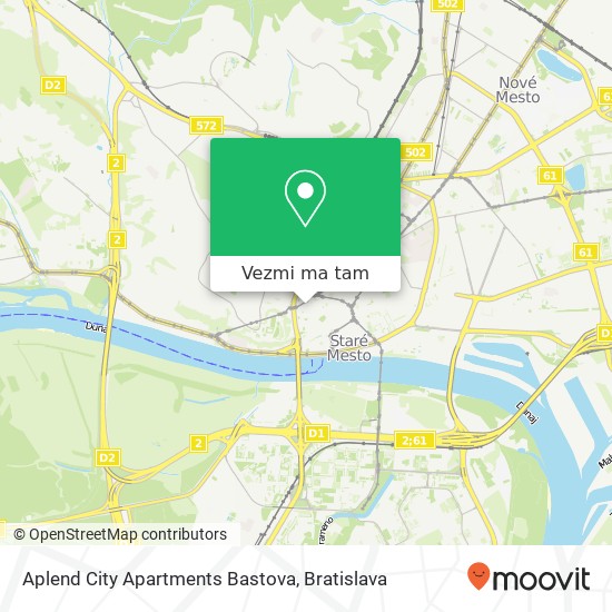 Aplend City Apartments Bastova mapa