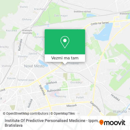 Institute Of Predictive Personalised Medicine - Ippm mapa