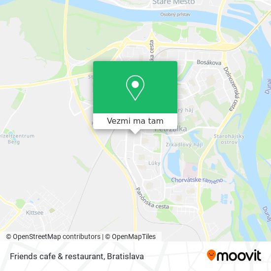 Friends cafe & restaurant mapa