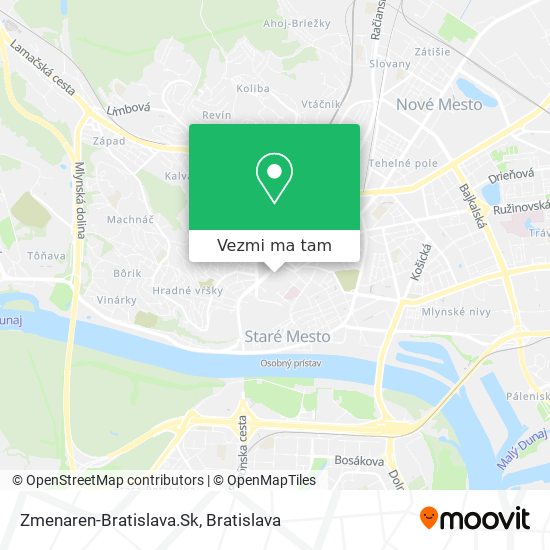 Zmenaren-Bratislava.Sk mapa