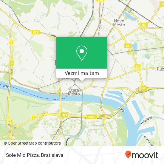 Sole Mio Pizza mapa