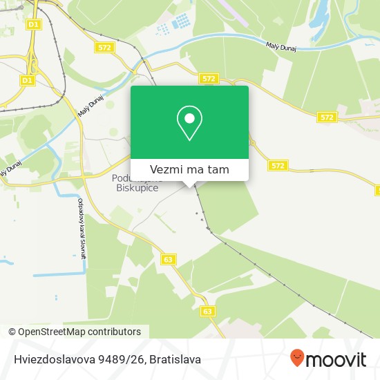 Hviezdoslavova 9489/26 mapa
