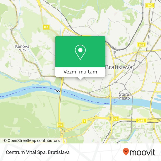 Centrum Vital Spa mapa