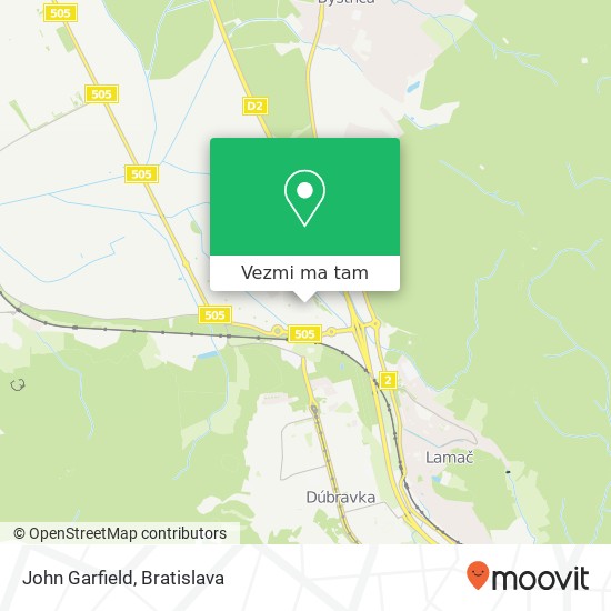 John Garfield mapa