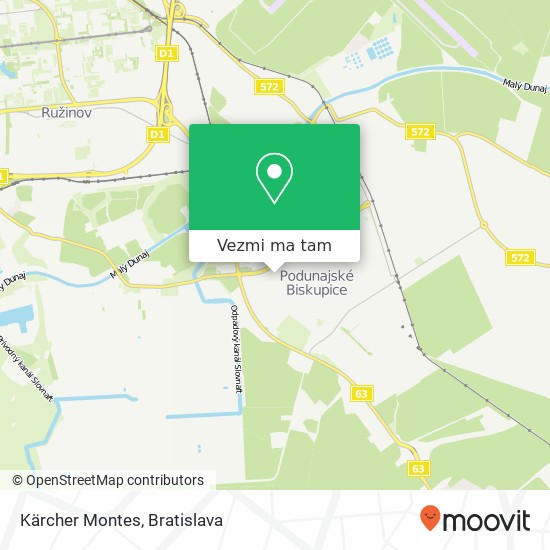 Kärcher Montes mapa