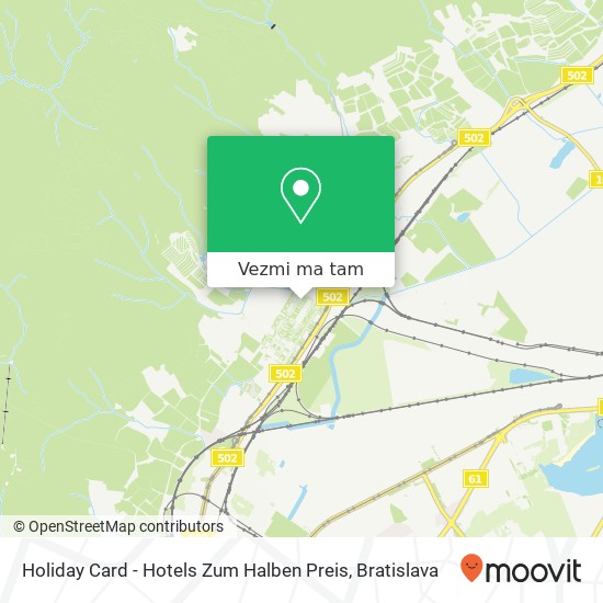 Holiday Card - Hotels Zum Halben Preis mapa