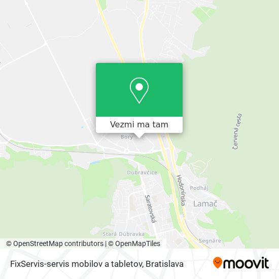 FixServis-servis mobilov a tabletov mapa