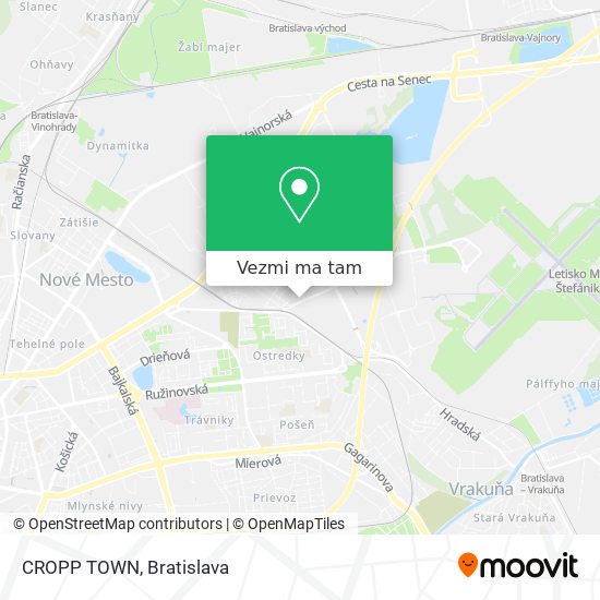 CROPP TOWN mapa