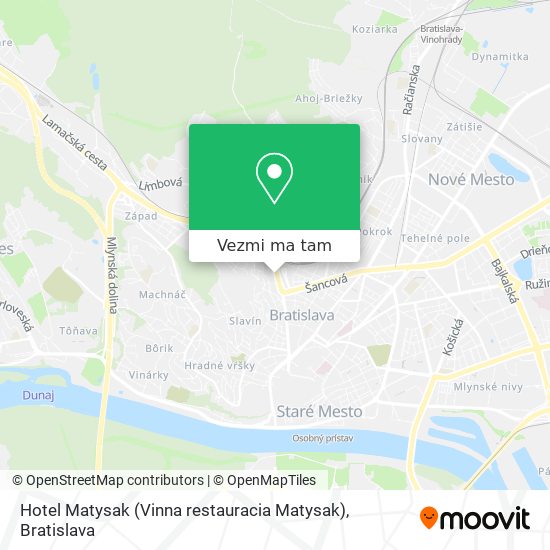 Hotel Matysak (Vinna restauracia Matysak) mapa