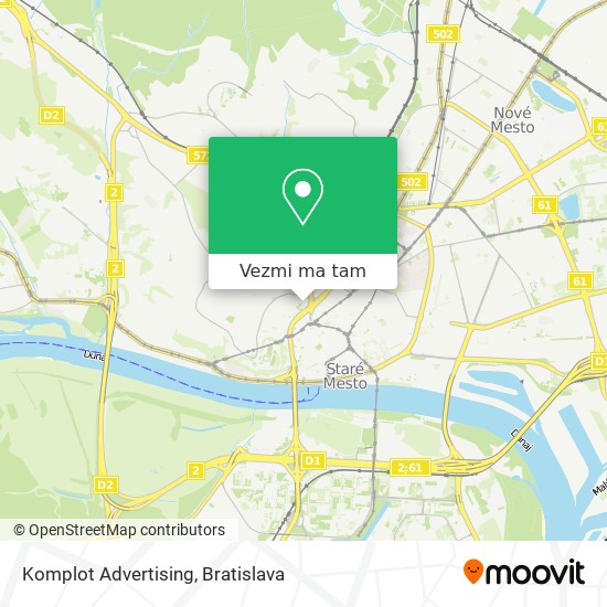 Komplot Advertising mapa