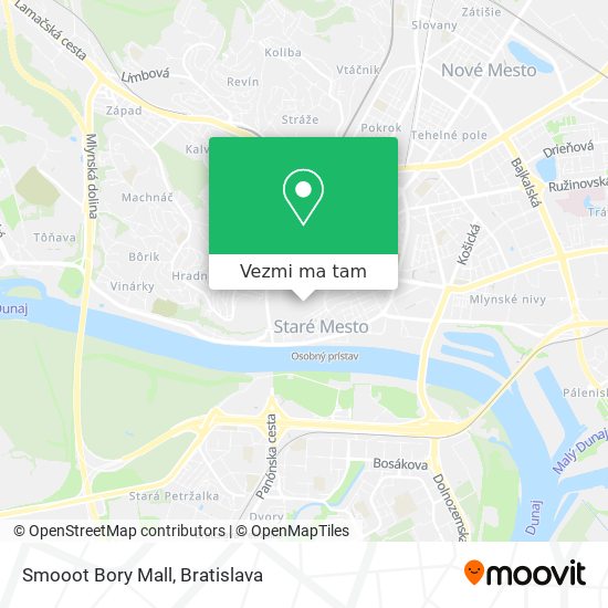 Smooot Bory Mall mapa