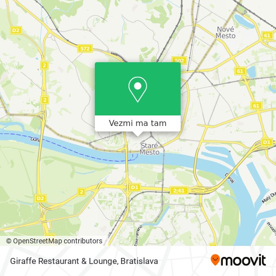 Giraffe Restaurant & Lounge mapa