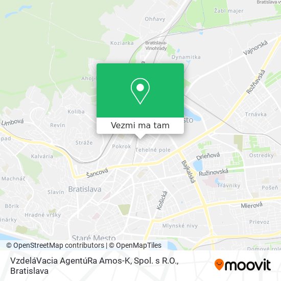 VzdeláVacia AgentúRa Amos-K, Spol. s R.O. mapa