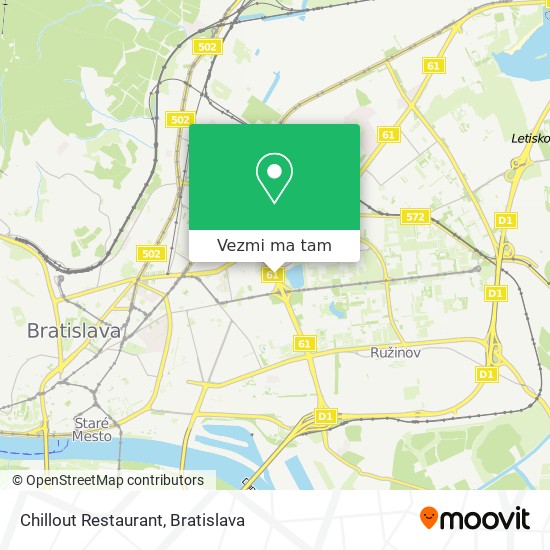 Chillout Restaurant mapa