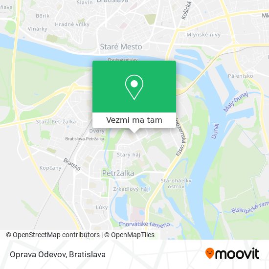 Oprava Odevov mapa
