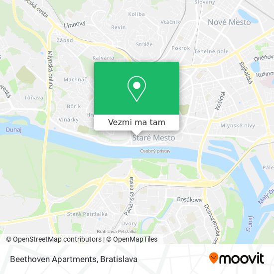 Beethoven Apartments mapa