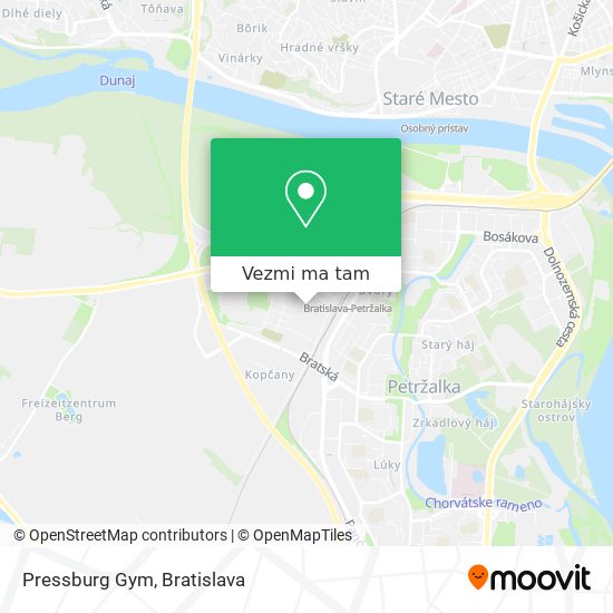 Pressburg Gym mapa