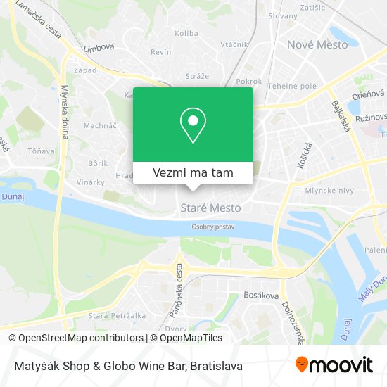 Matyšák Shop & Globo Wine Bar mapa