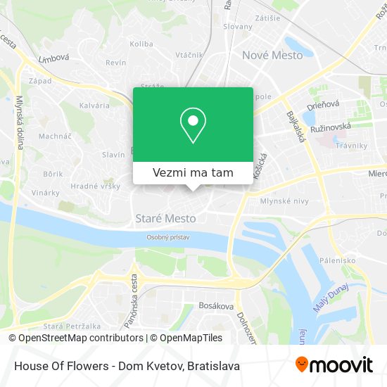 House Of Flowers - Dom Kvetov mapa