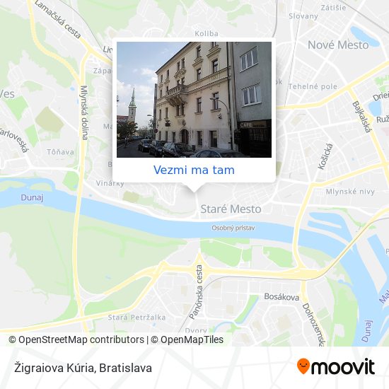 Žigraiova Kúria mapa