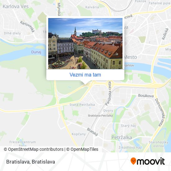 Bratislava mapa