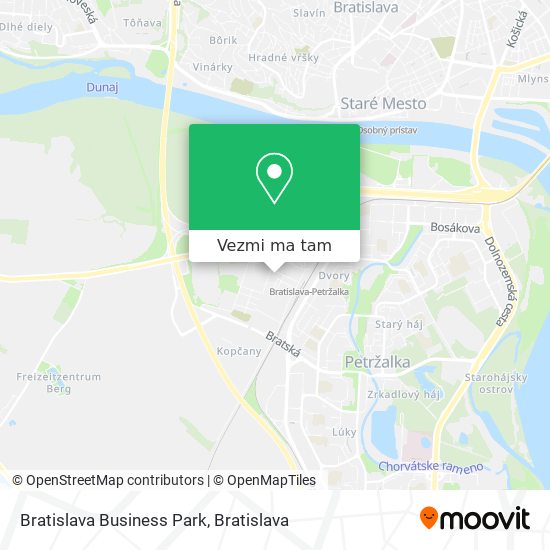 Bratislava Business Park mapa